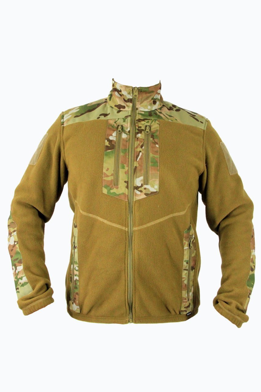 M-GEAR Кофта військова ЗАХИСНИК fleece койот cordura mc M-GEAR