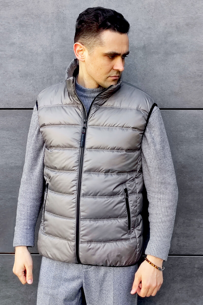 Жилет чоловічий сірий Suns House