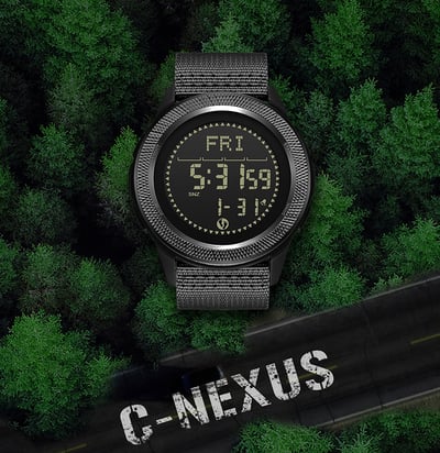 Чоловічий водостійкий тактичний годинник North Edge Nexus з компасом - Фото 12