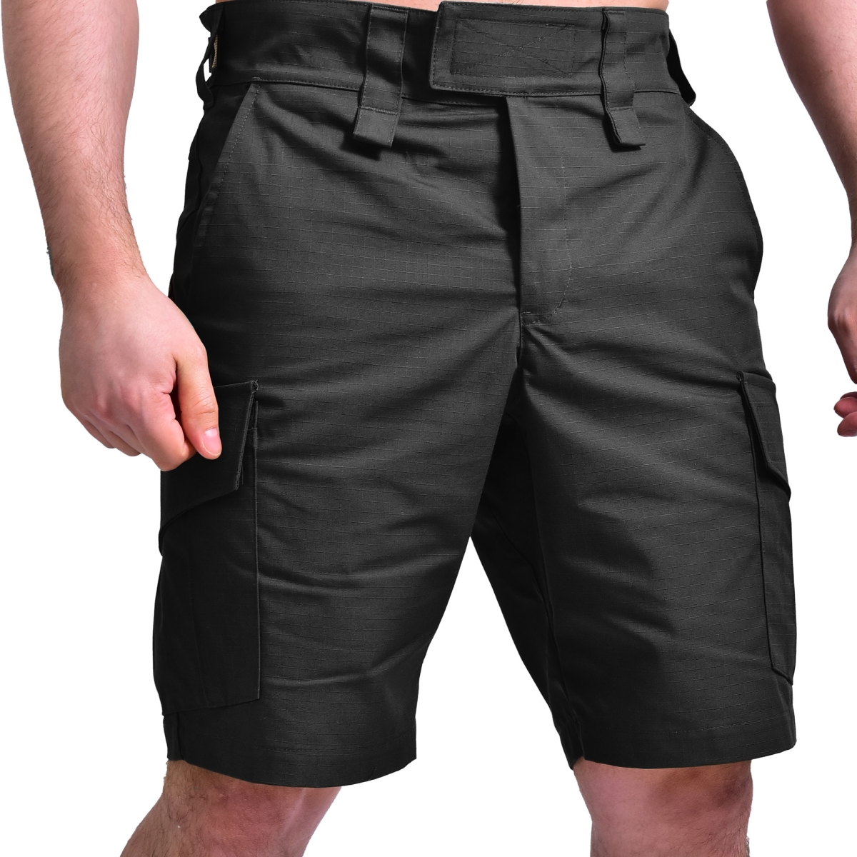 Шорти карго Gig Military Чорний GIG MILITARY