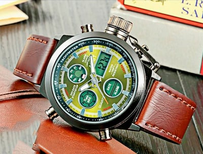 Чоловічий водостійкий тактичний годинник AMST Mountain - Фото 21