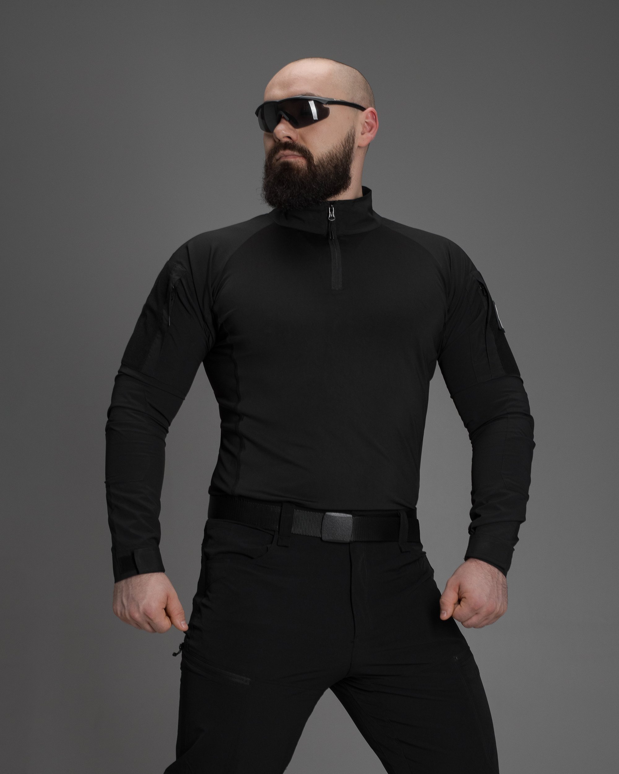 Рубашка тактическая мужская BEZET Combat черный - Фото 4