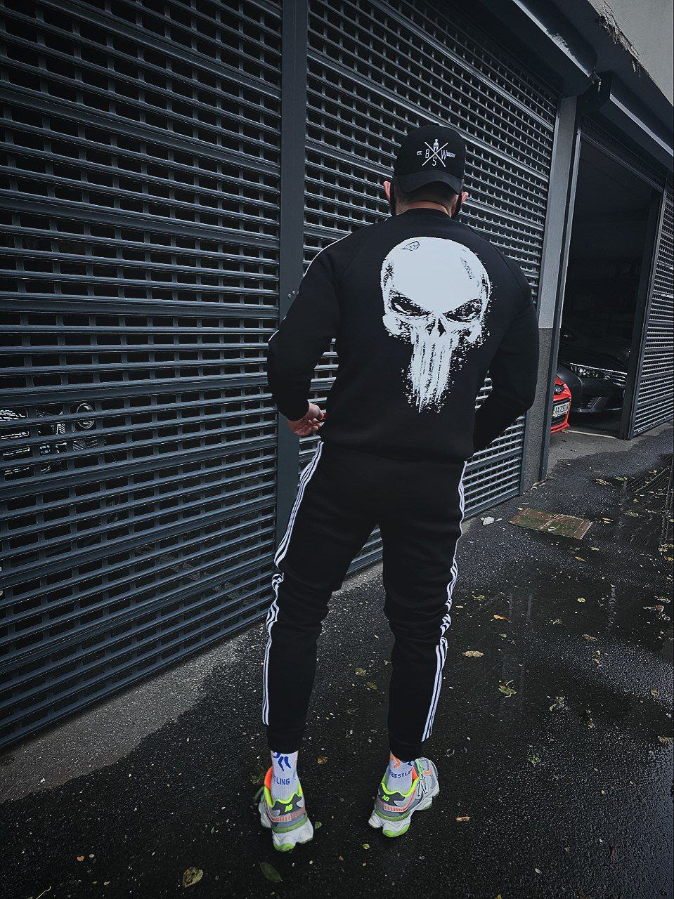 Спортивний костюм зимовий BRAVE ПУНІШЕР чорний в полоску