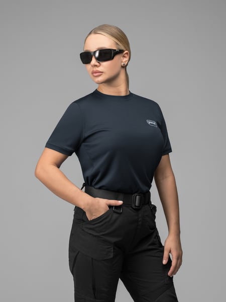 Футболка быстросохнущая тактическая женская BEZET Basic синий