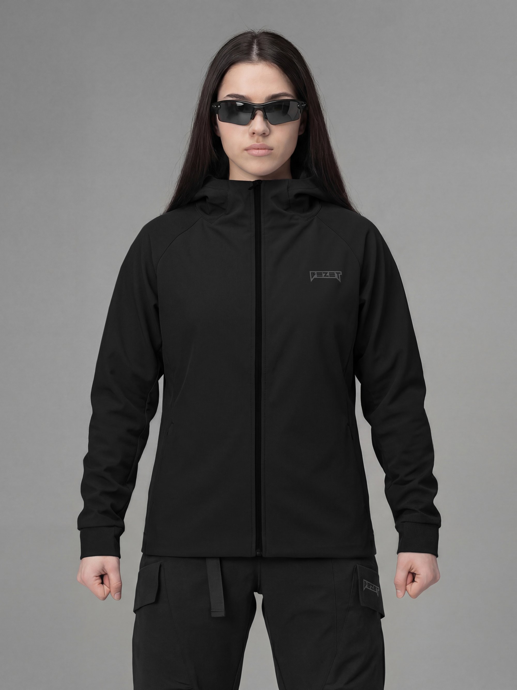 Куртка жіноча вітрівка BEZET Apex чорний
