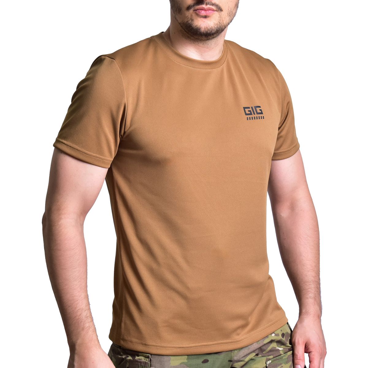 Футболка Coolmax Tactical air Tee Койот GIG MILITARY