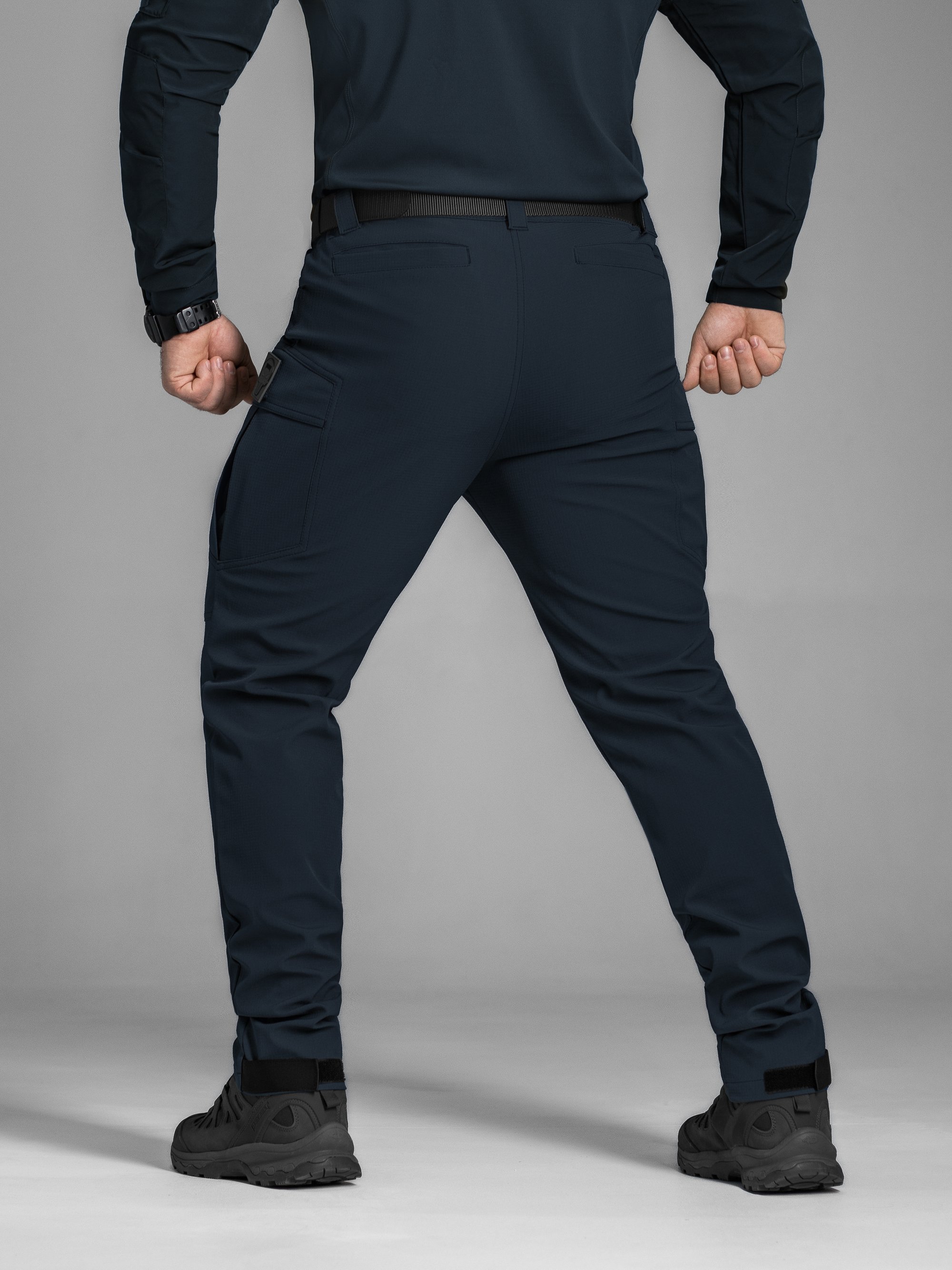 Брюки карго тактичні BEZET Капелан синій - Фото 16