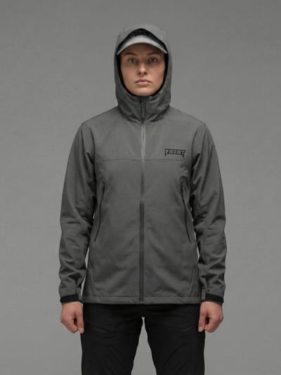 Куртка жіноча вітрівка BEZET WindBreaker сірий - Фото 4