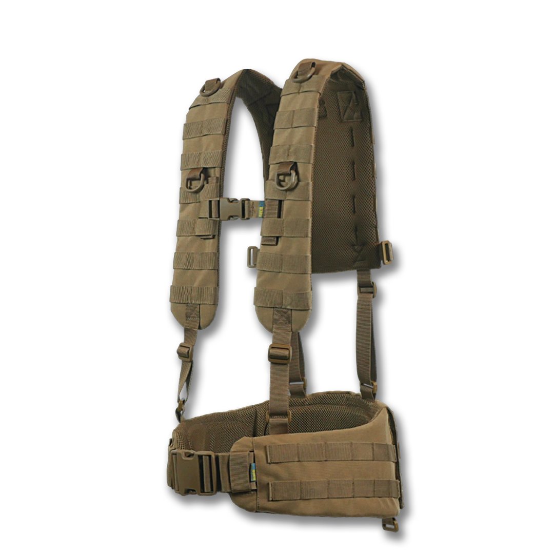 Ременно-плечевая система (РПС) койот Kiborg R-1 GEN.2 (S) KIBORG