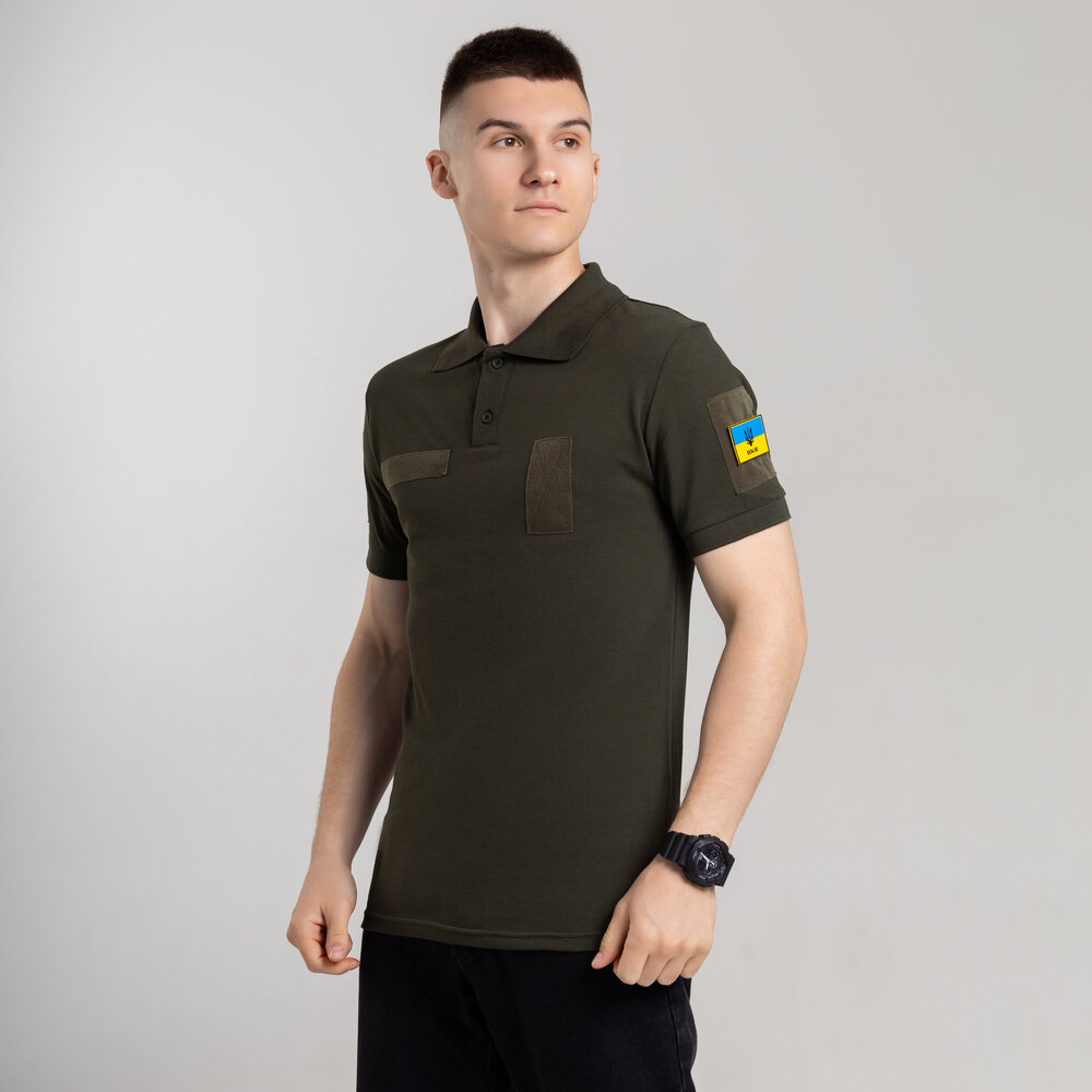 Легке тактичне літнє чоловіче хакі поло Pobedov Royal