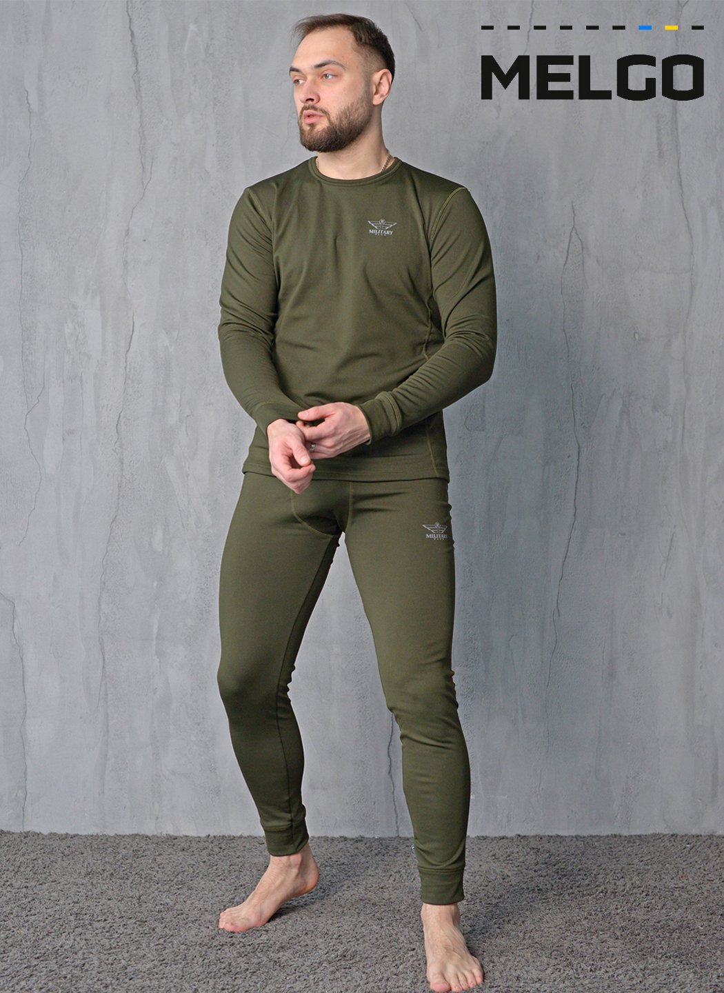 Тактична флісова термобілизна чоловіча Олива