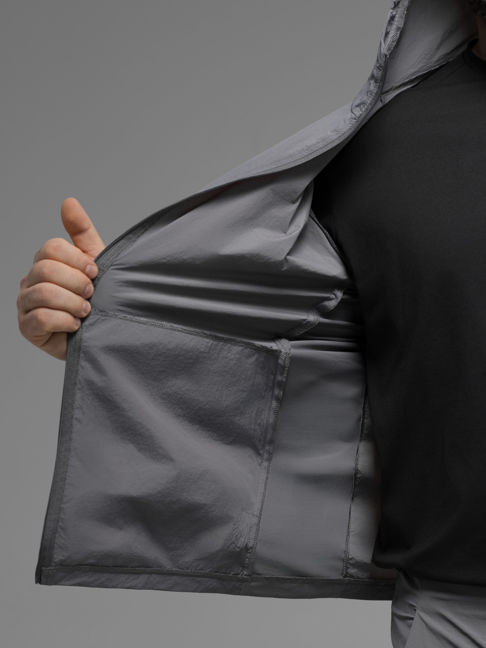 Куртка вітрівка BEZET Solguard UV 100 сірий - Фото 30
