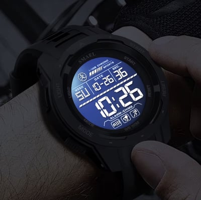 Чоловічий тактичний годинник Smael Brutto Pro - Фото 3