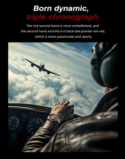Чоловічий водостійкий тактичний годинник North Edge Long Wings з сонячною батареєю - Фото 13