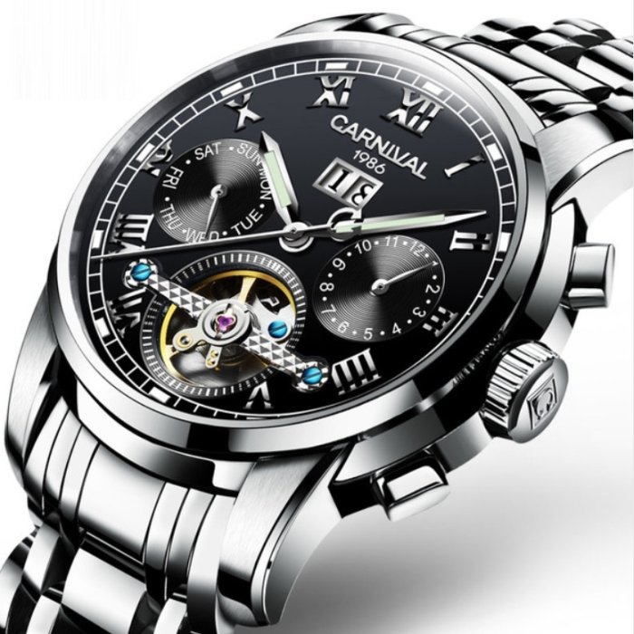 Чоловічий механічний годинник Carnival First