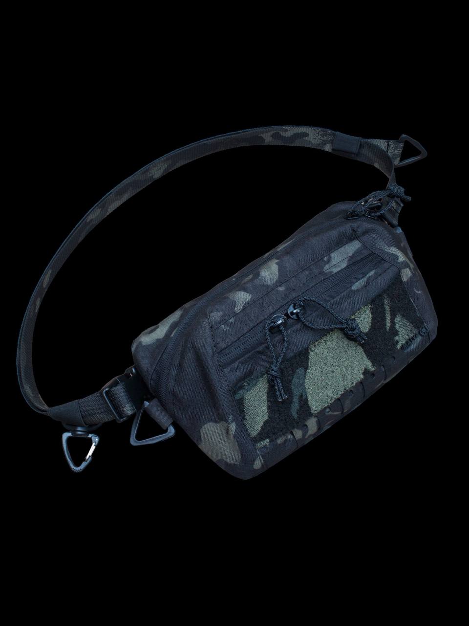 Бананка напашник Multicam Black, Чорний мультикам MALVA AMMUNITION UKRAINE