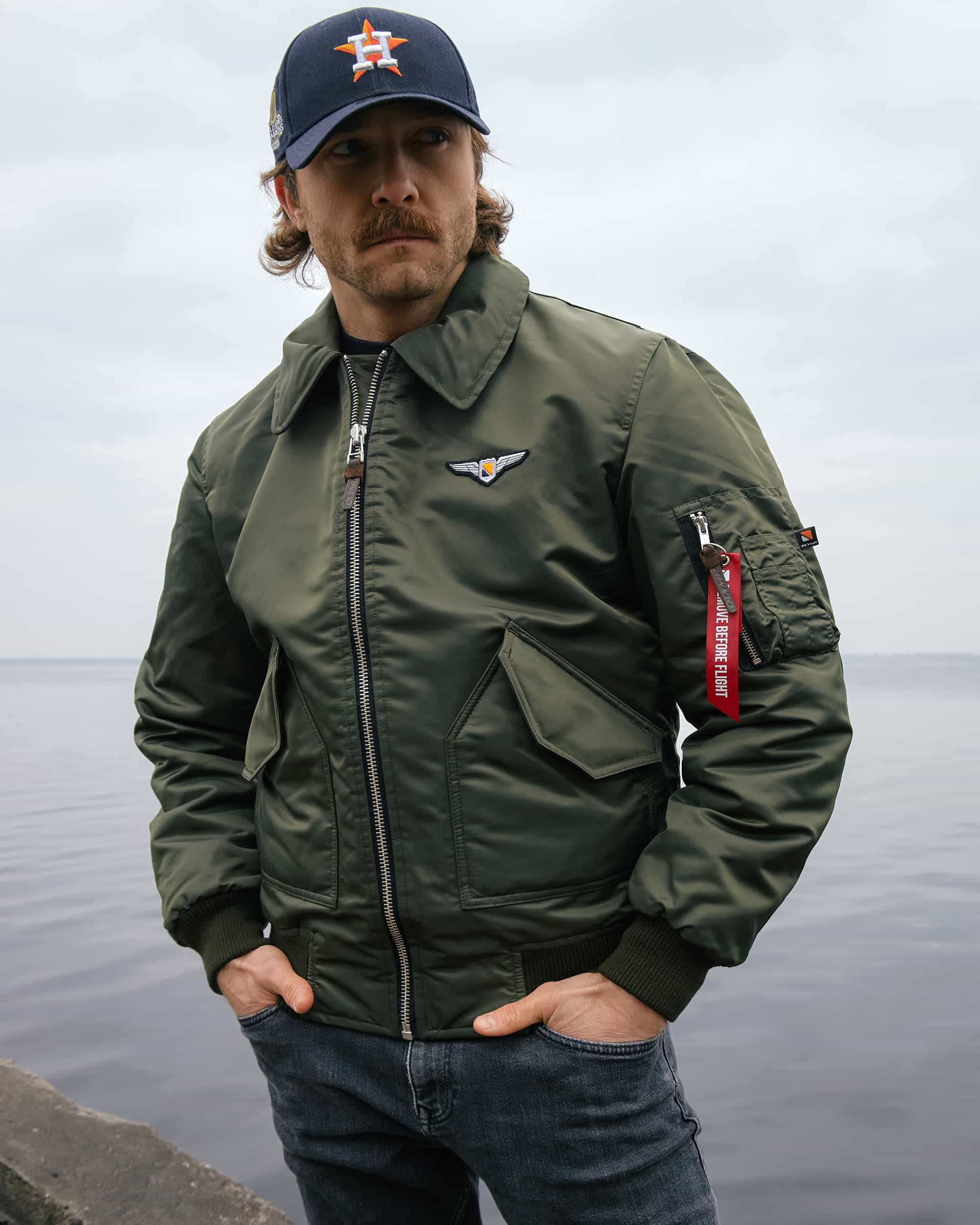 Бомбер CWU хакі Olymp