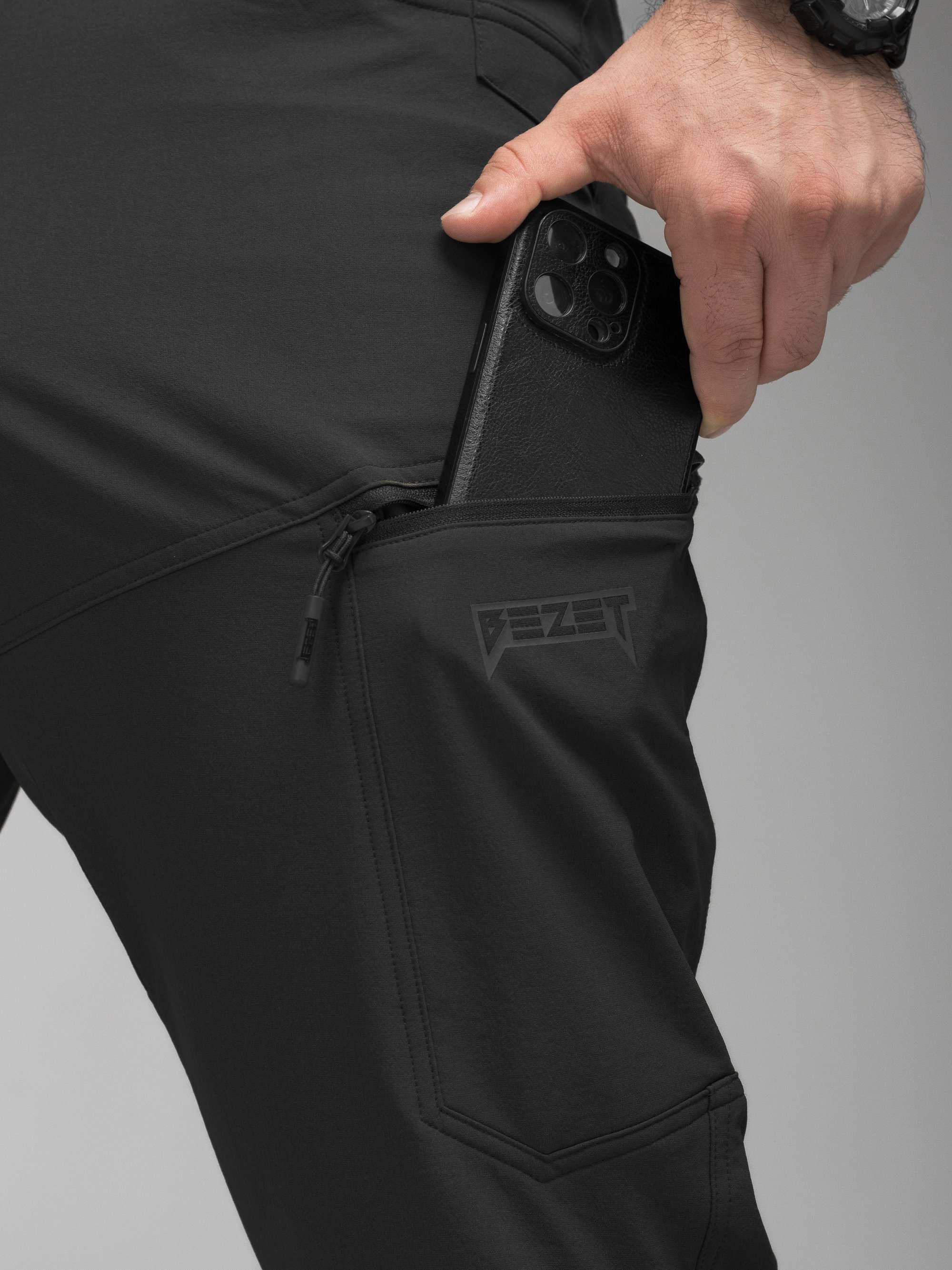 Штани карго тактичні BEZET TactDry 240 чорний - Фото 21