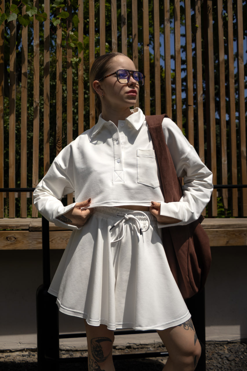 Костюм женский Reload - Vein, молочный