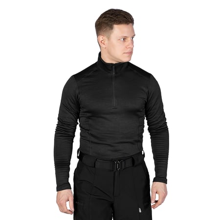 Термокофта Camotec LVL2 Hawk Polarheat QS Чорний KOMBAT