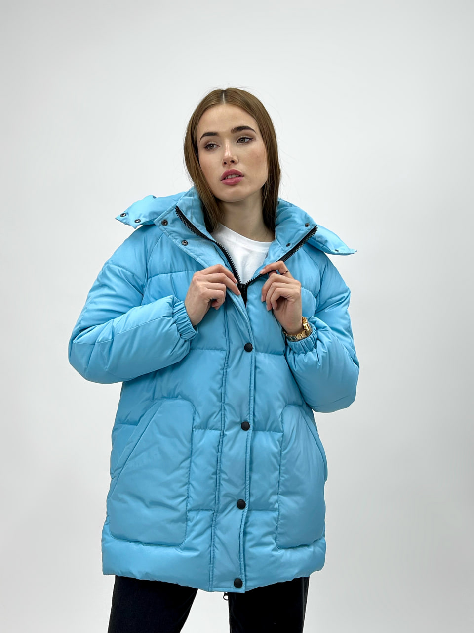 【新品】Soft Ox Utility Collarless Jacket L Пуховик зимний короткий женский Jack Wolfskin Kirschallee