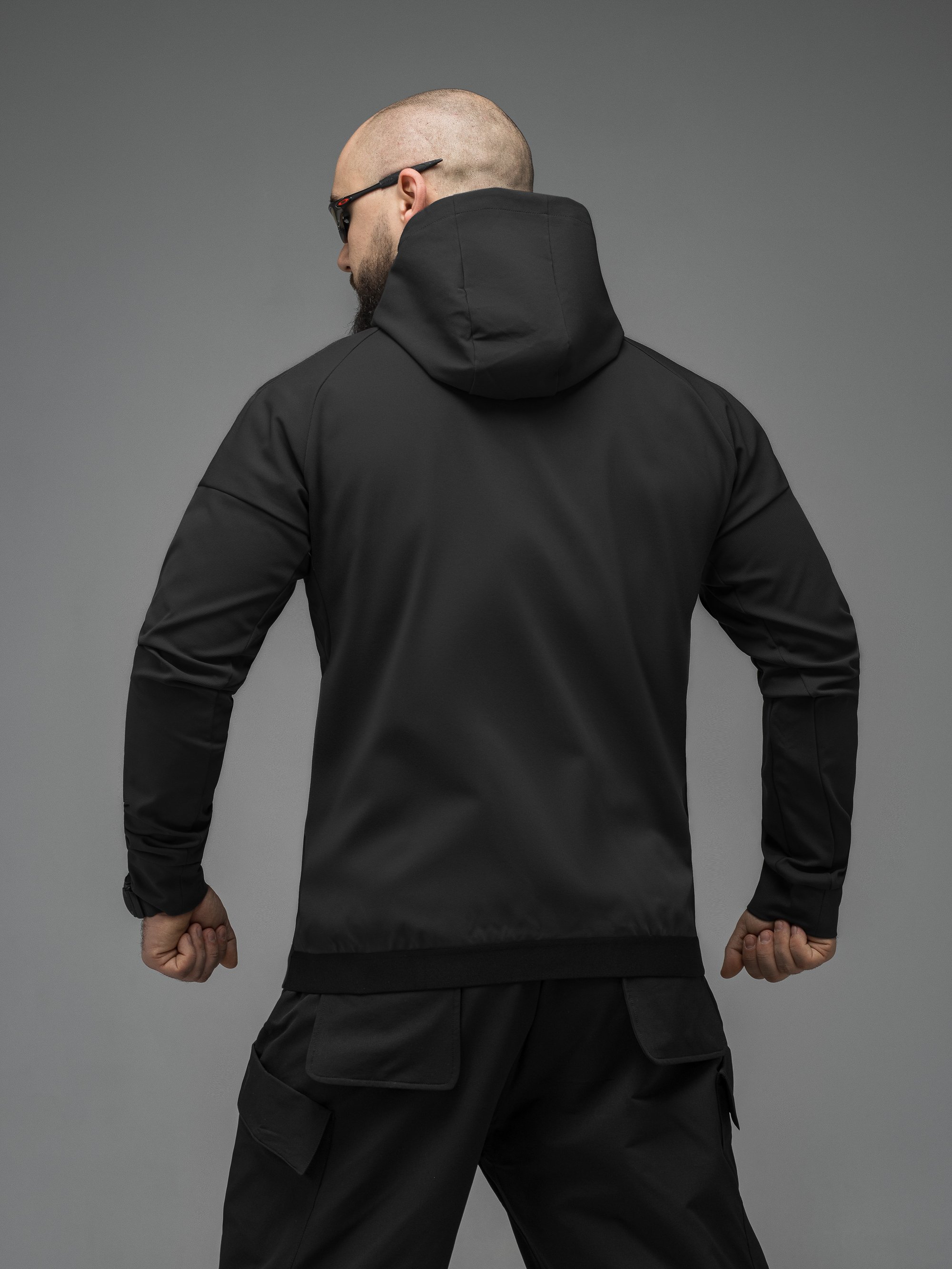 Куртка вітрівка BEZET Apex чорний - Фото 4