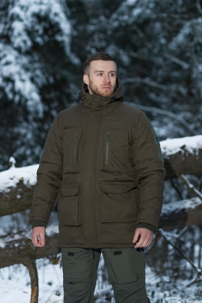 Куртка парка зимова BEZET Ісландія хакі