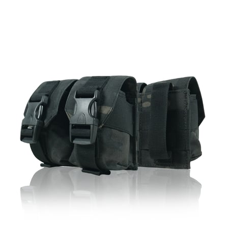Підсумок під 2 гранати Kiborg GU Double Mag Pouch (Чорний мультикам) KIBORG