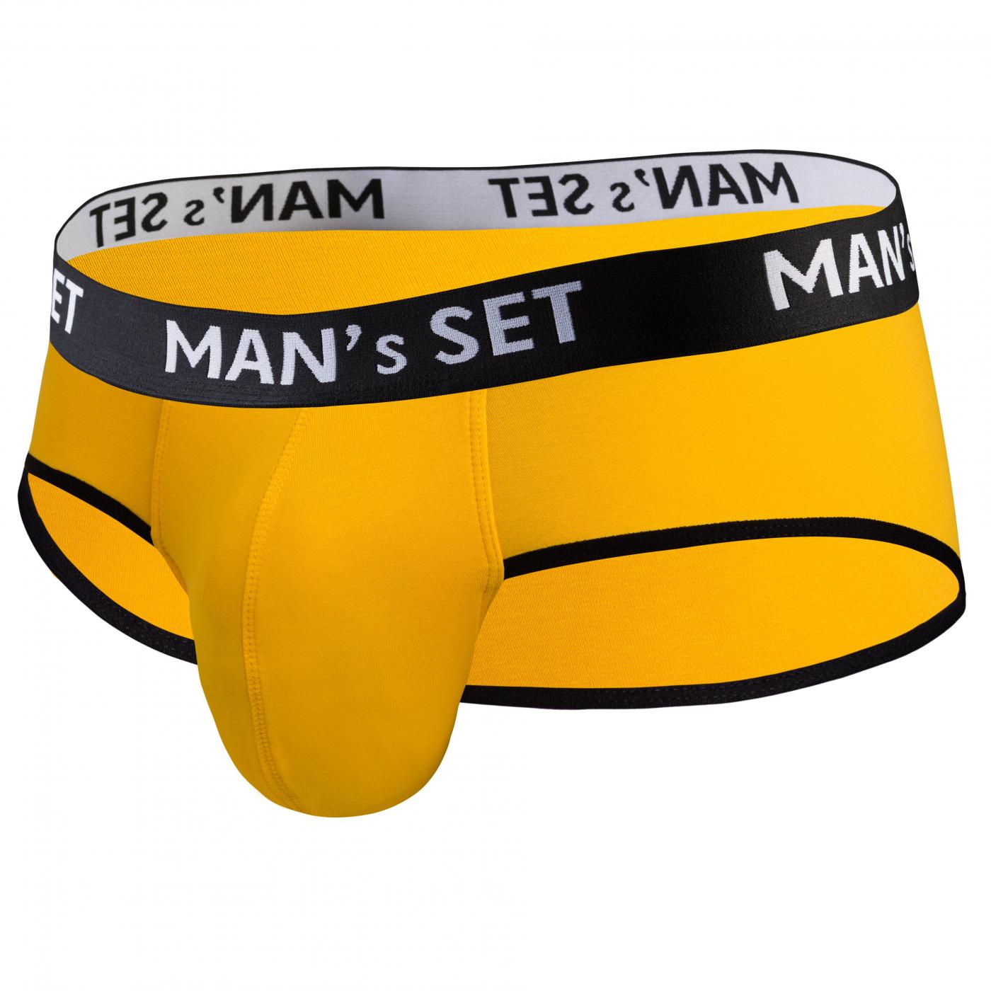 Чоловічі труси сліпи з бавовни, Anatomic Slips, жовті MansSet