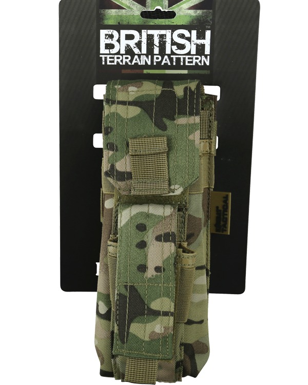 Підсумок для АК і пістолетного магазину KOMBAT UK Single Mag Pouch with PISTOL Mag мультікам KOMBAT