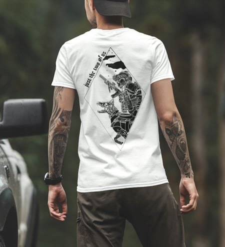 Футболка Dog US біла We feel