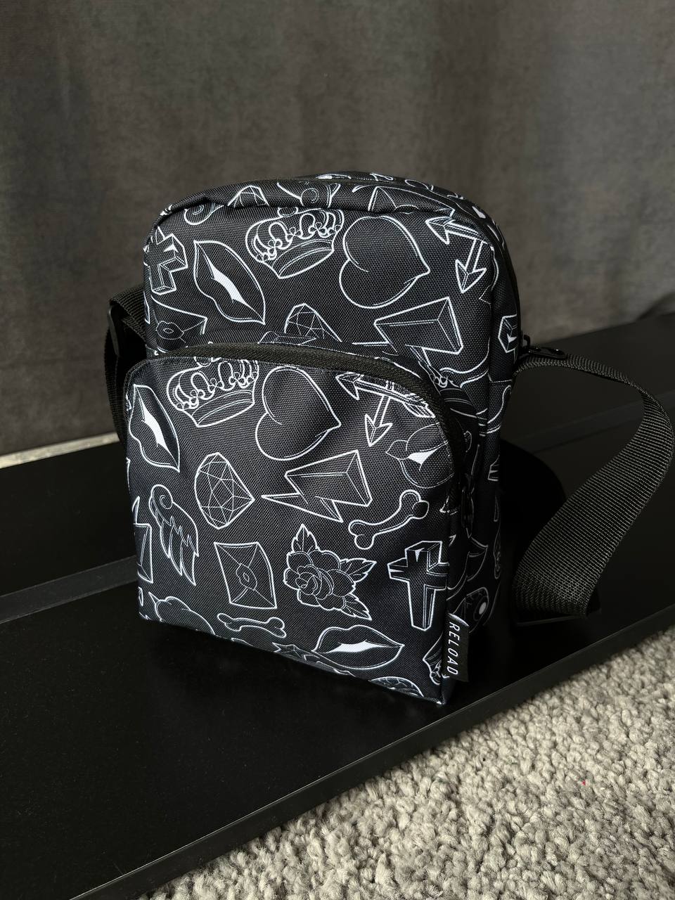 Сумка через плече (месенджер) Reload Tatoos унісекс