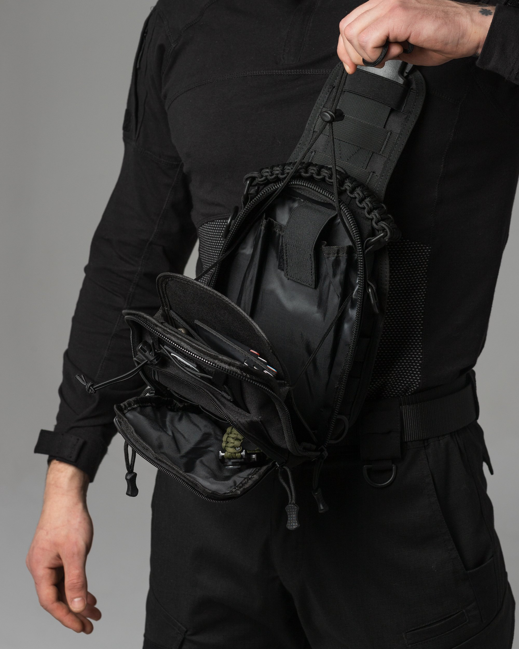 Месенджер BEZET Конвой 2.0 чорний - Фото 12