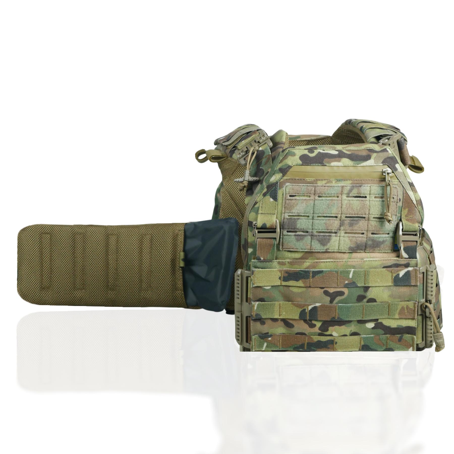 Камербанди Kiborg мультикам с карманами и быстрым сбросом Gen.2, 2 шт. с баллистическими пакетами Militex 1 класса защиты KIBORG - Фото 6