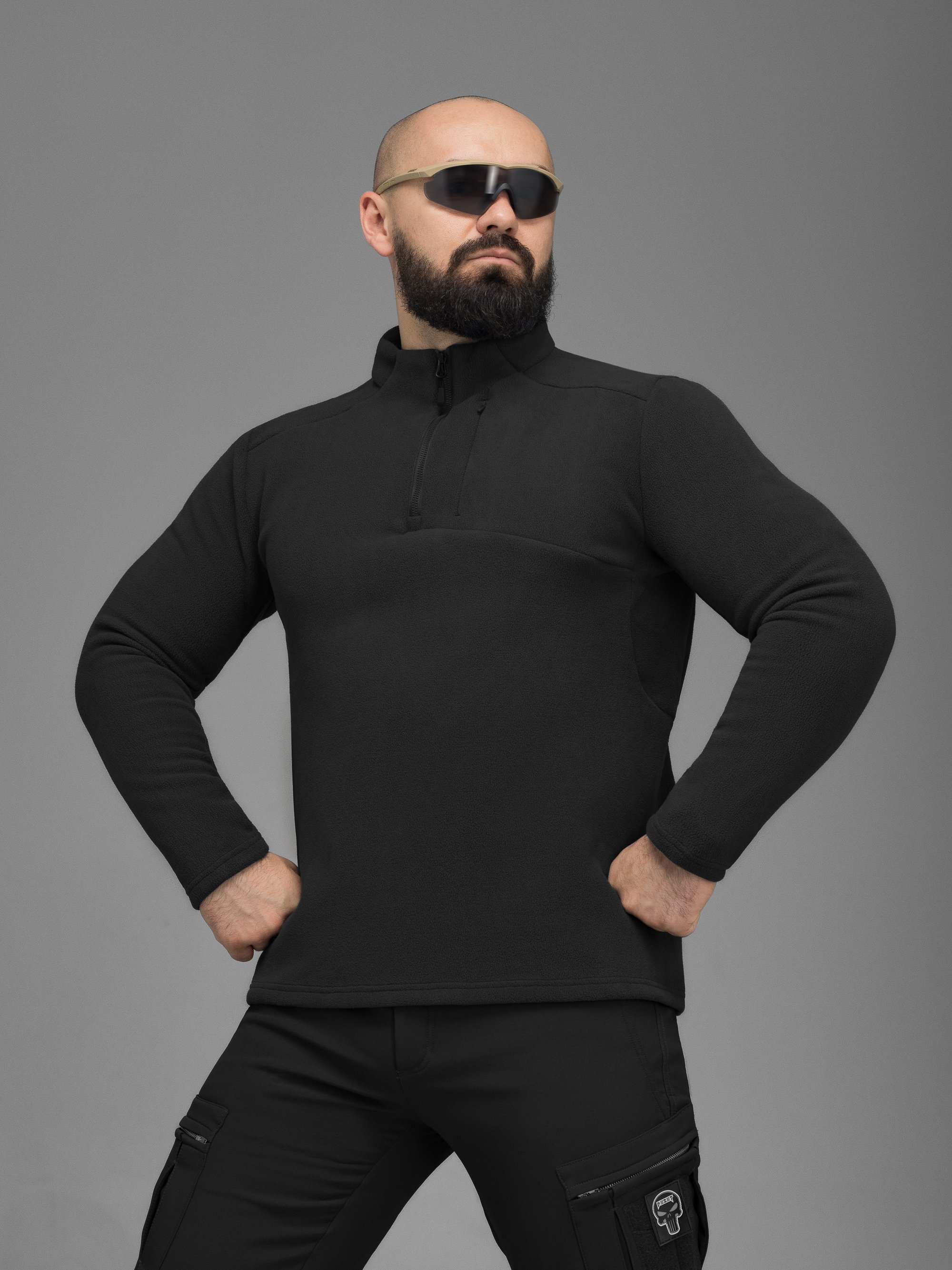 Кофта флісова BEZET Frostline чорний - Фото 10