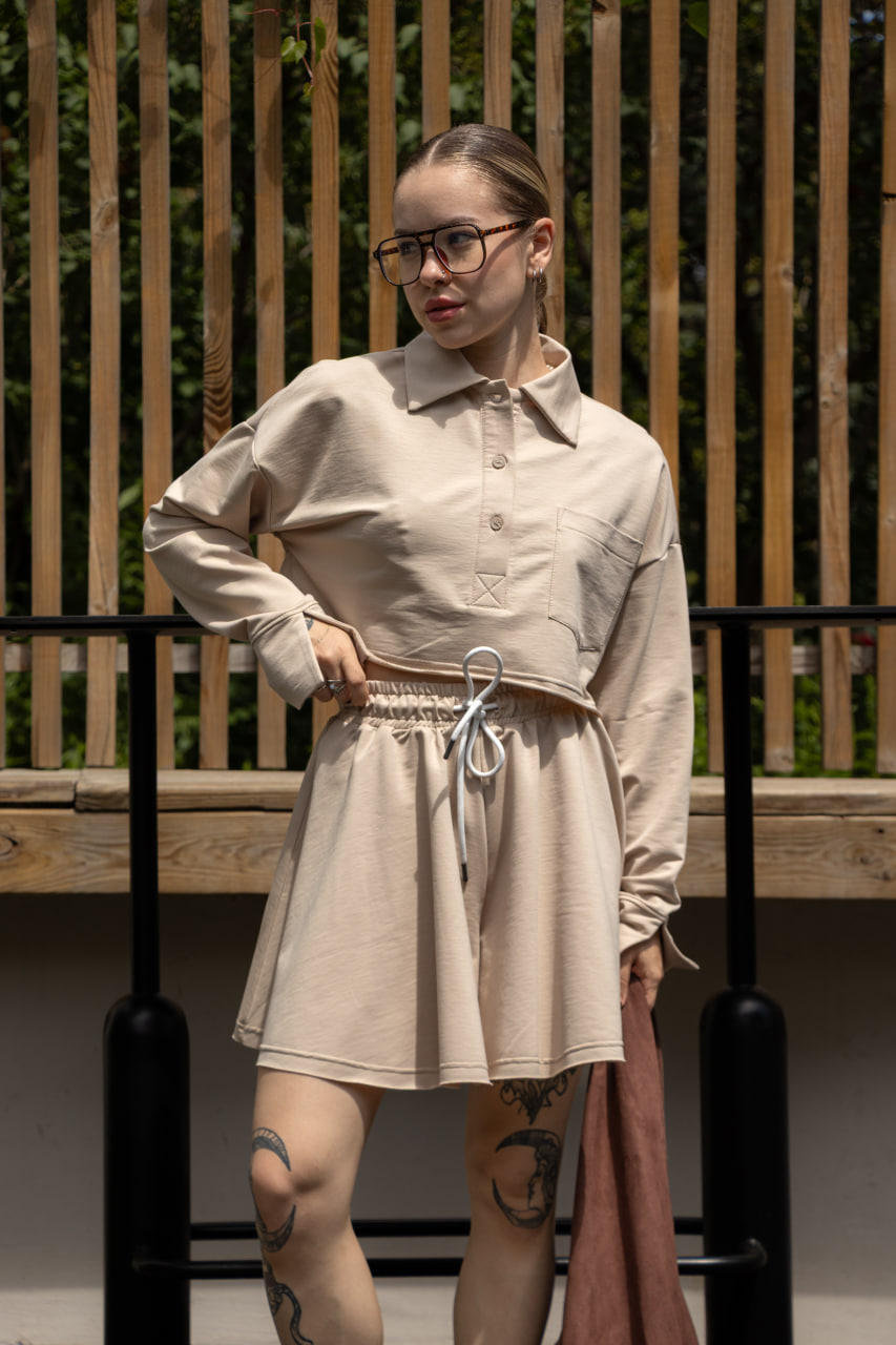 Костюм женский Reload - Vein, бежевый