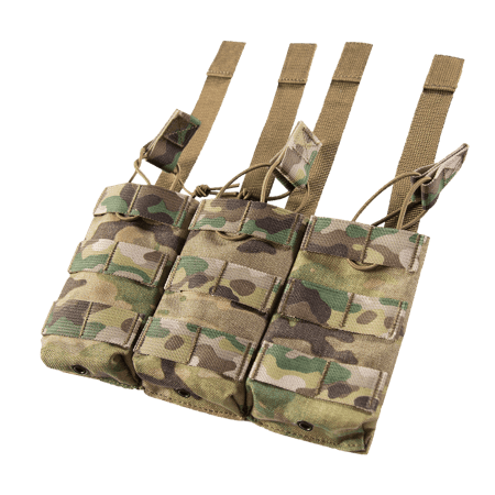 Підсумок Camotec потрійний під магазини AK/AR Мультикам KOMBAT