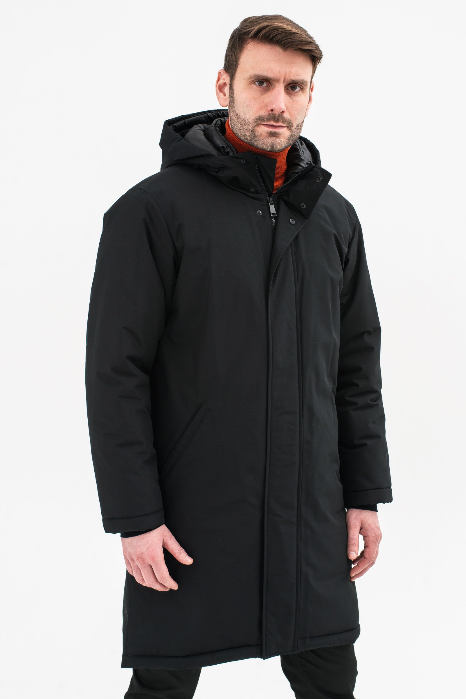 Мужская куртка черная зимняя Nova Suns House