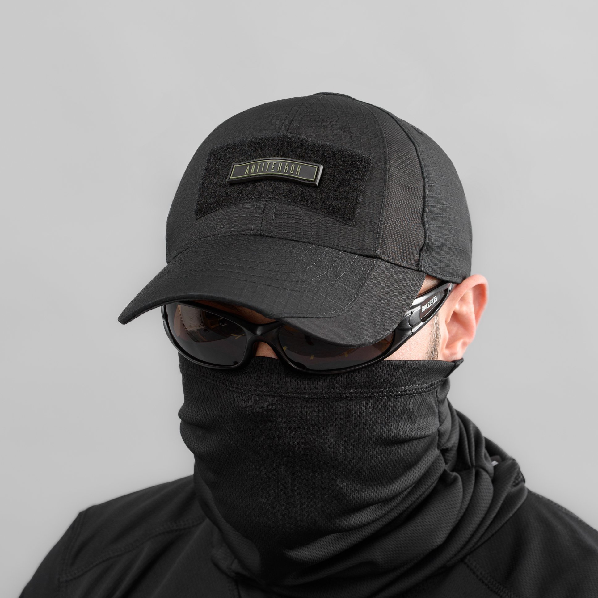 Бейсболка тактична "ANTITERROR II" BLACK Armoline