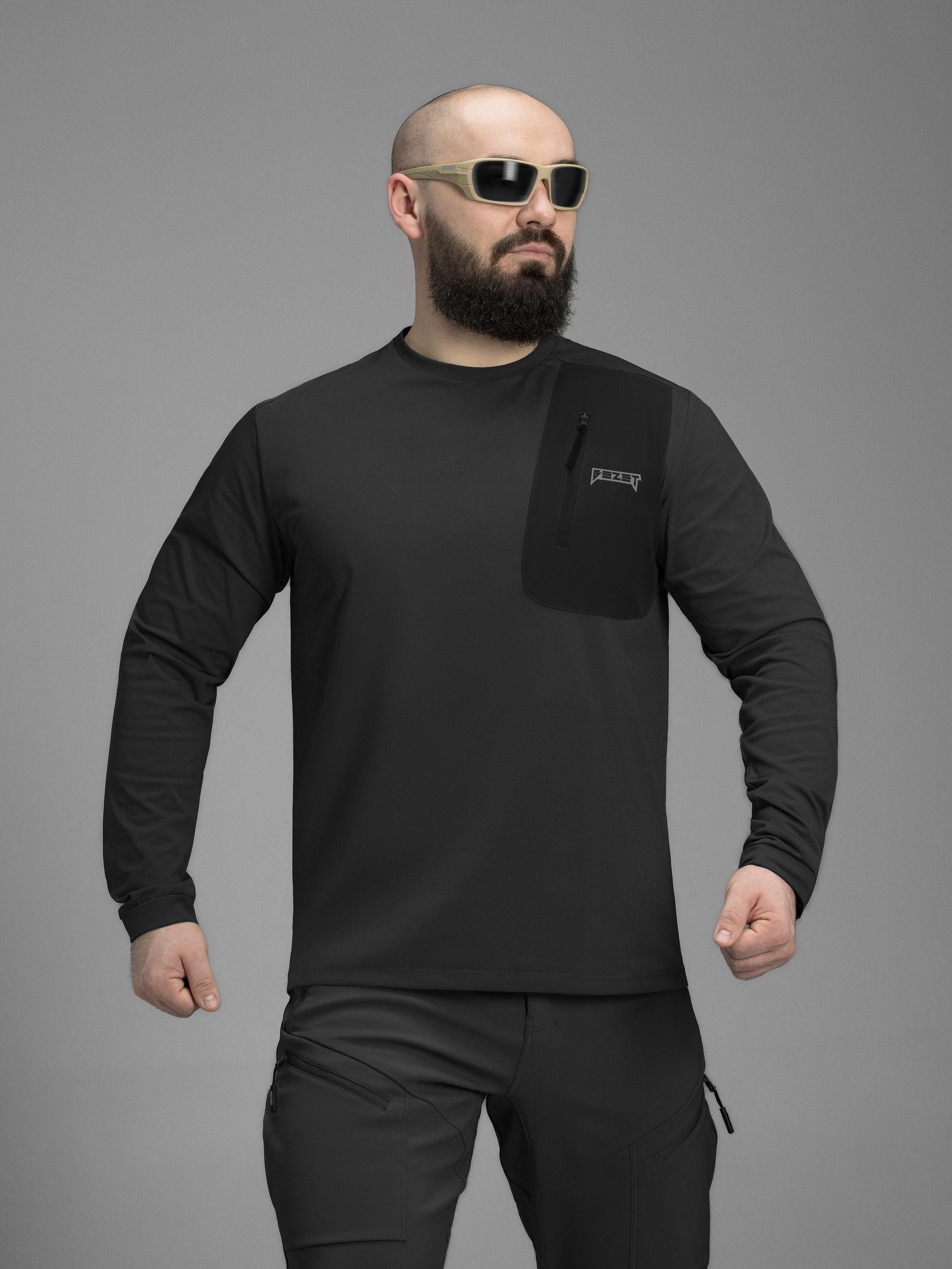 Кофта BEZET ActiveFlex чорний - Фото 2