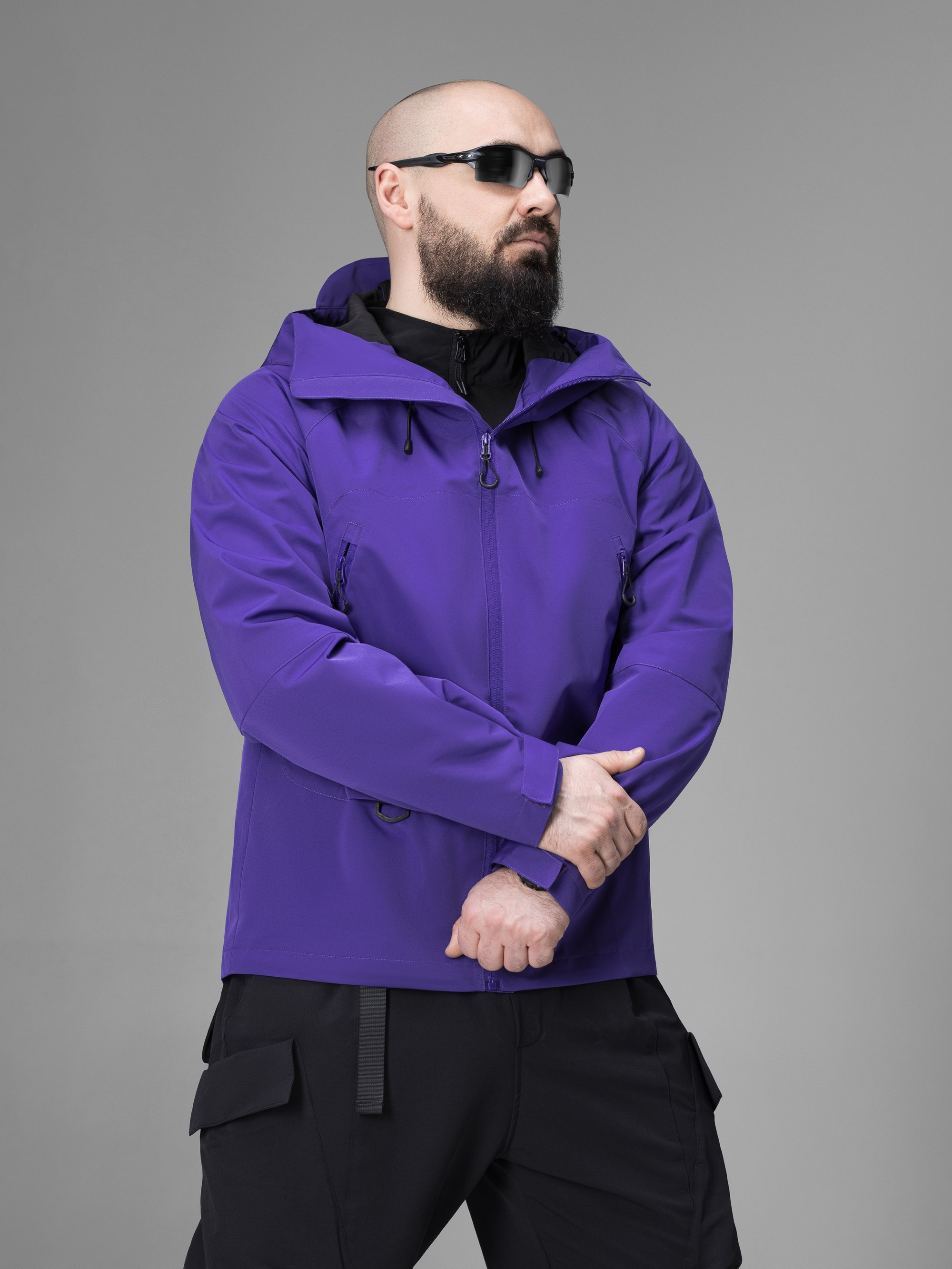 Куртка вітрівка BEZET Trail фіолетовий - Фото 9
