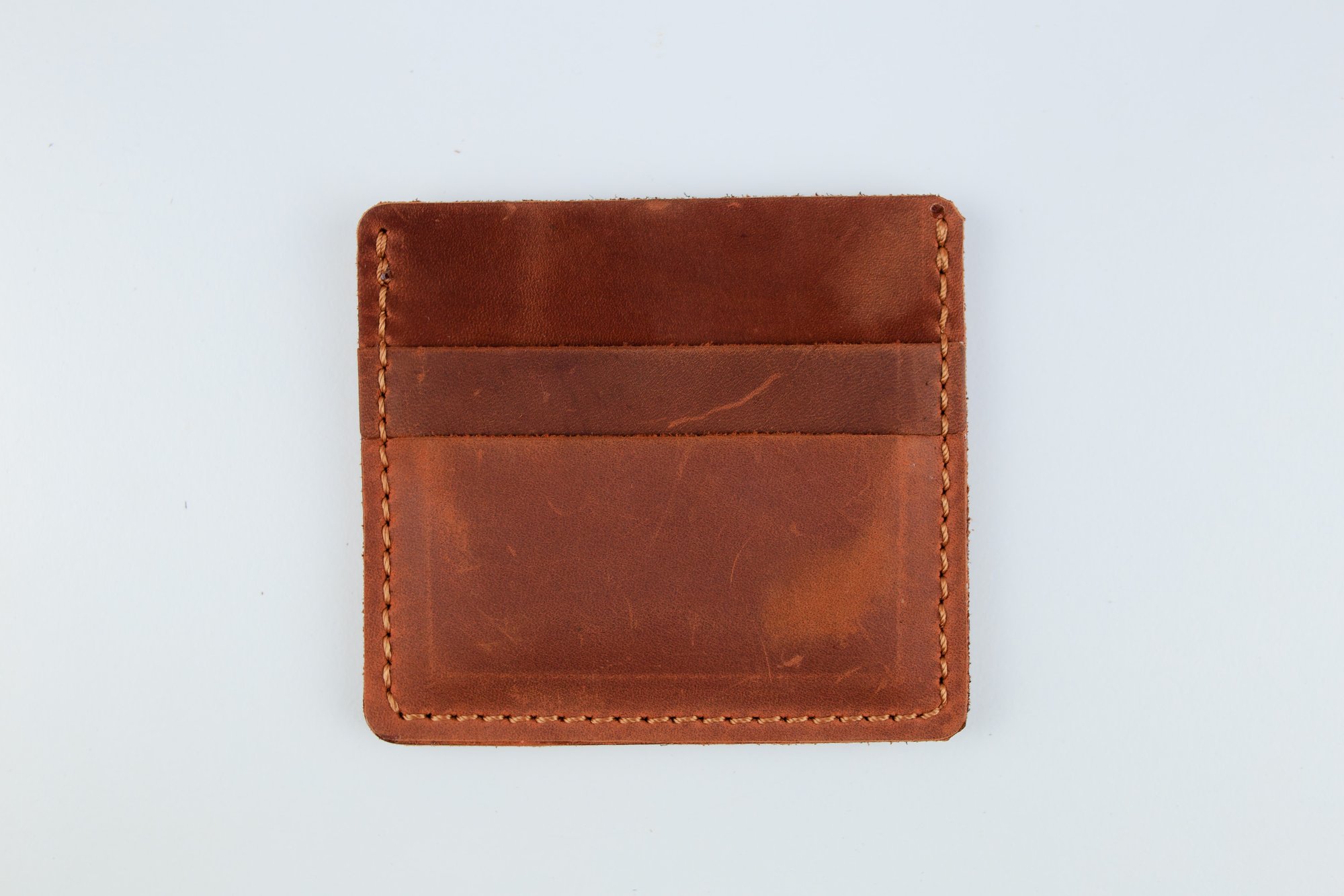 Картхолдер мужской кожаный коричневый SKILL