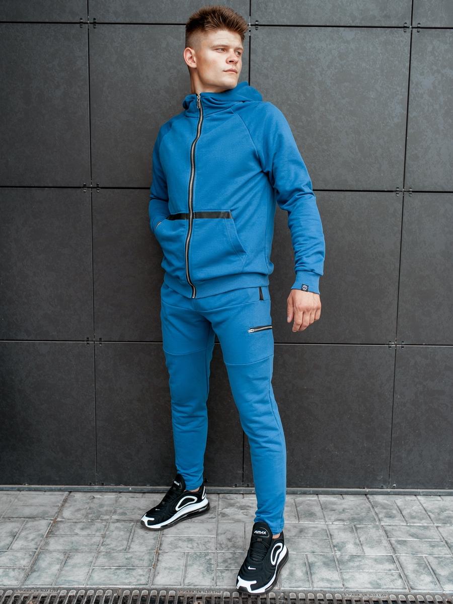Спортивный костюм BEZET Zipper blue'20
