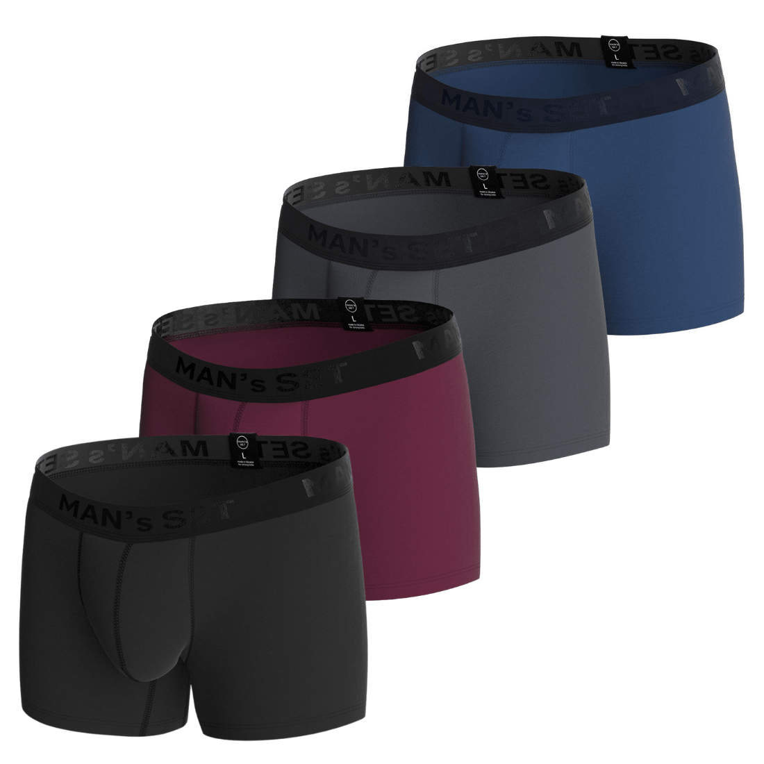 Комплект трусов Intimate Black Series, 4шт MansSet