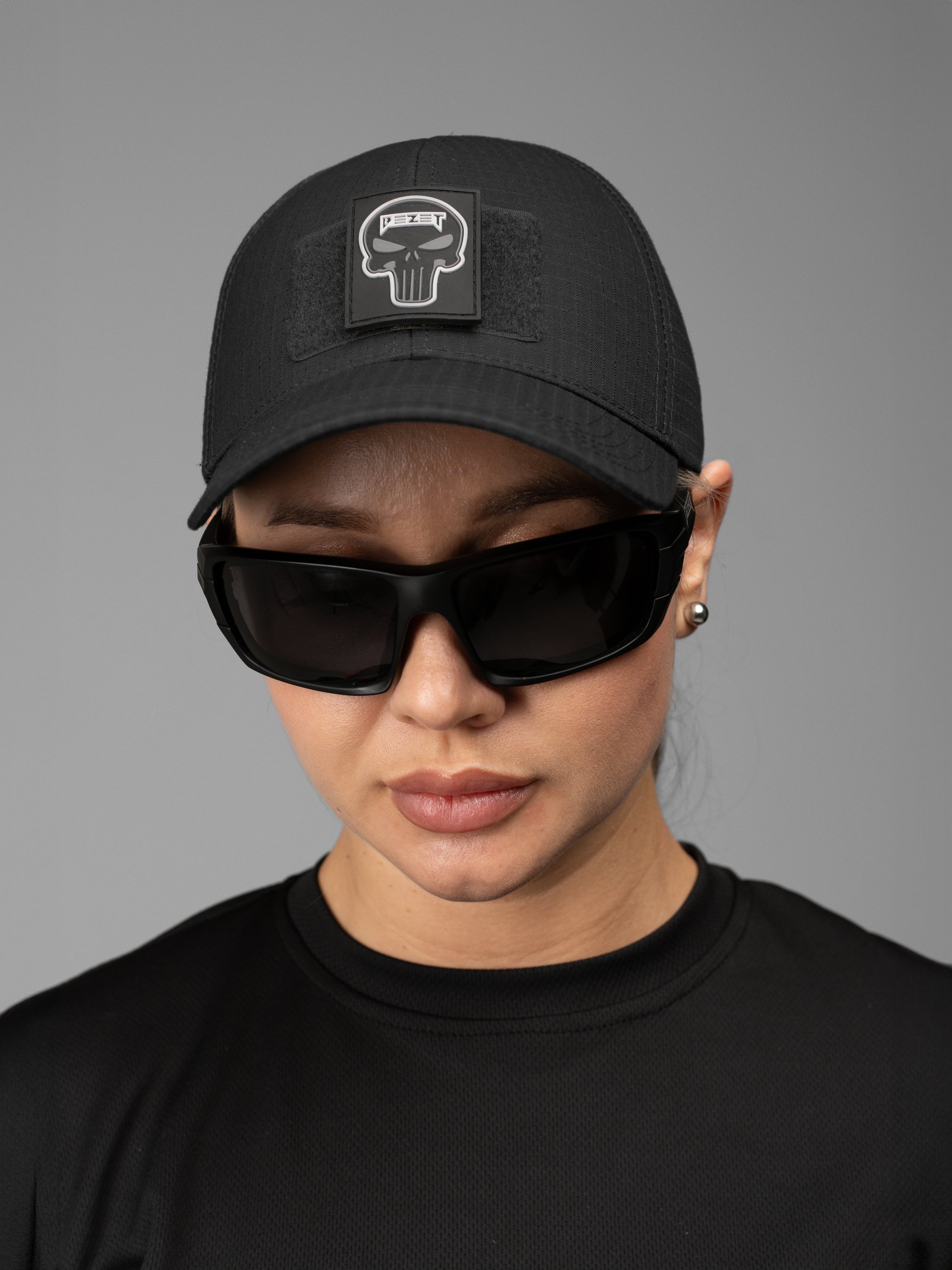 Бейсболка тактична жіноча BEZET чорний - Фото 1