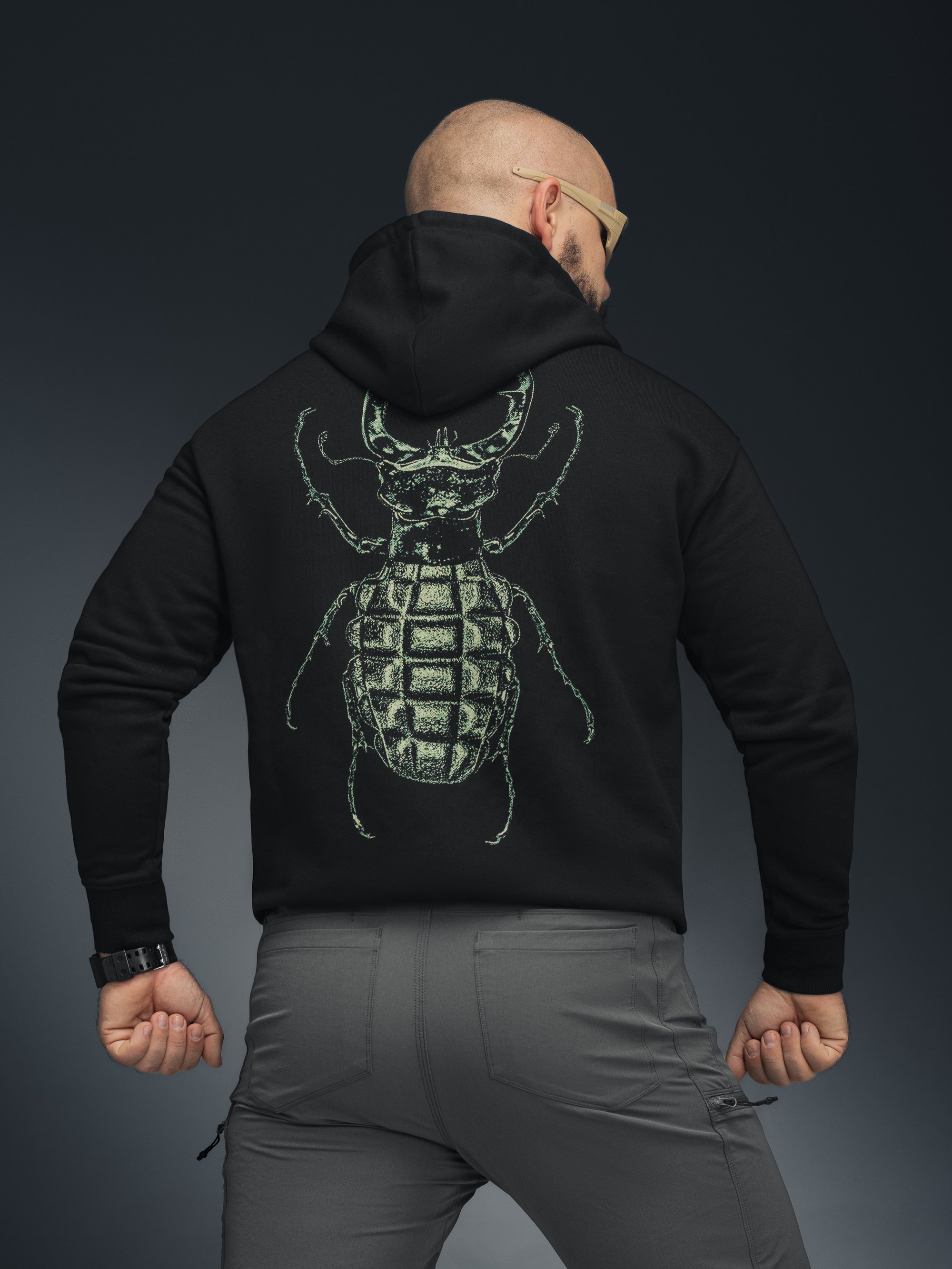 Худі BEZET Scarab Ops чорний - Фото 7