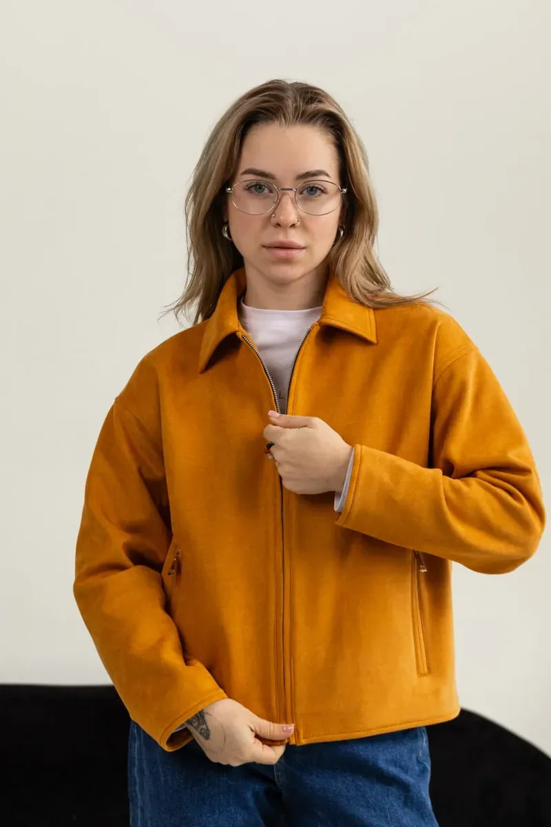 Бомбер жіночий Reload - Lava, гірчичний