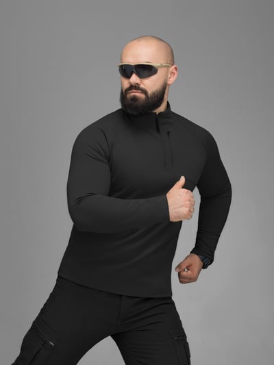 Кофта BEZET Active чорний - Фото 10