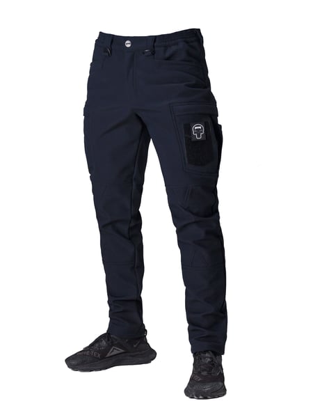 Штани карго теплі BEZET Капелан синій