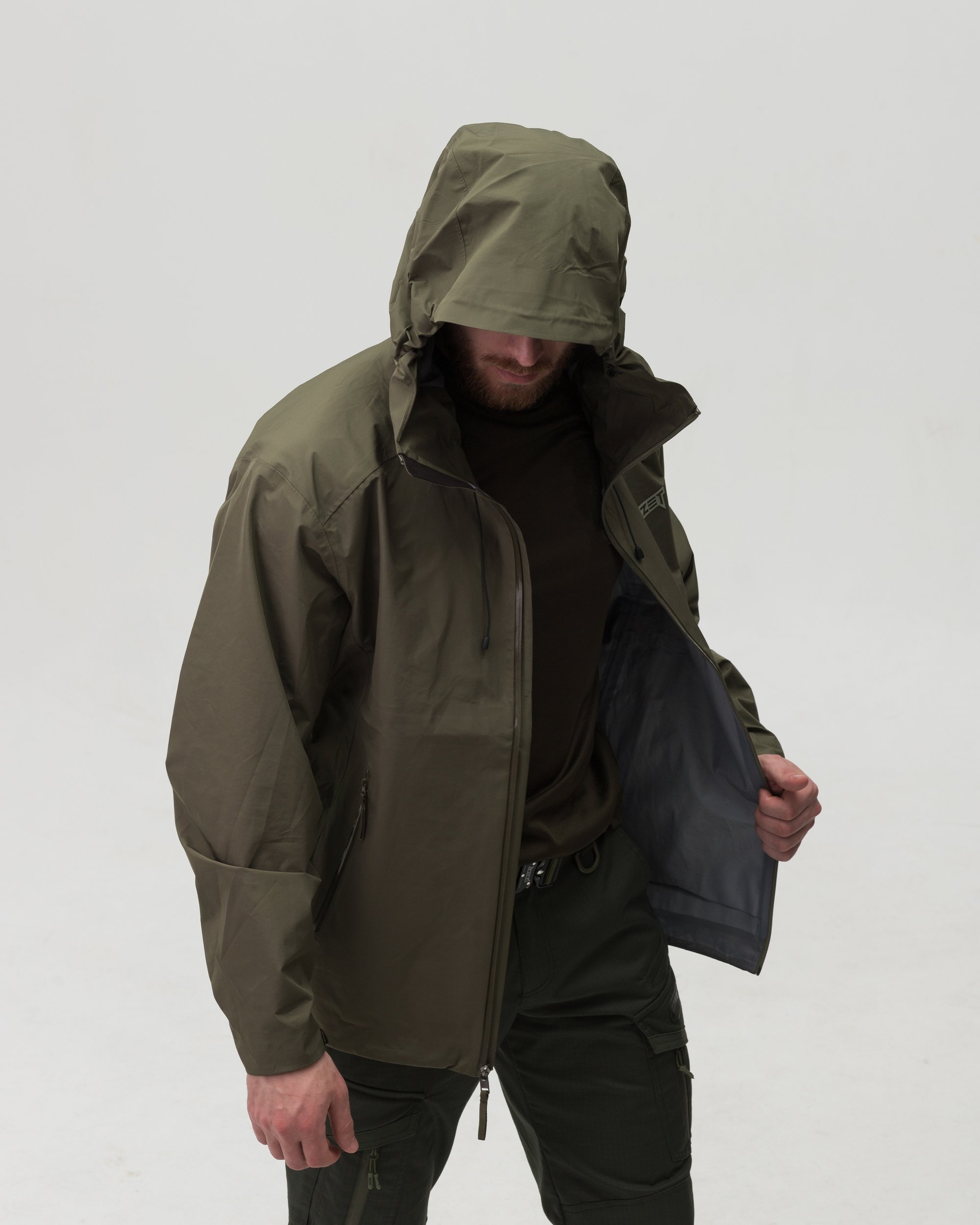 Куртка вітрівка BEZET ShieldTech хакі - Фото 35